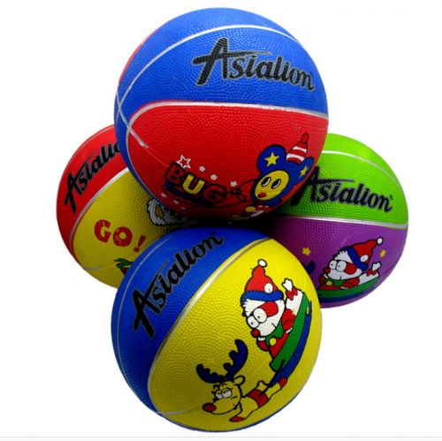 Ballon de basket en caoutchouc - Ref 1992560