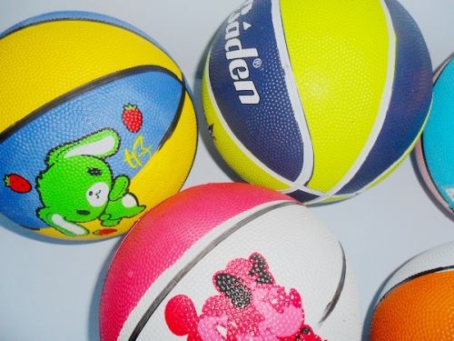 Ballon de basket en caoutchouc - Ref 1993096