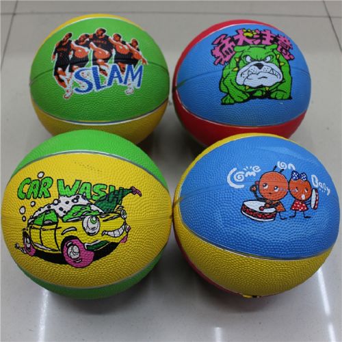 Ballon de basket SPADATS en caoutchouc - Ref 1993530