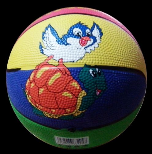 Ballon de basket en caoutchouc - Ref 1993548