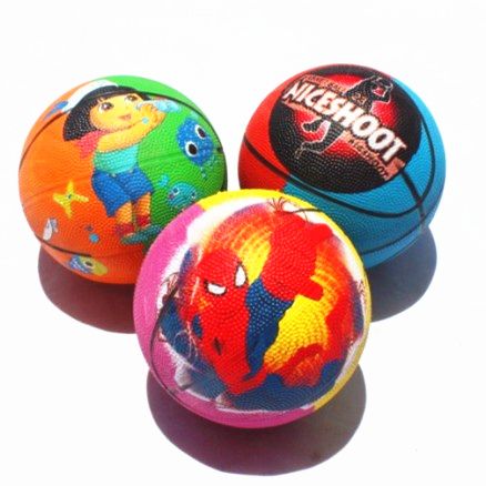 Ballon de basket en caoutchouc - Ref 1993643