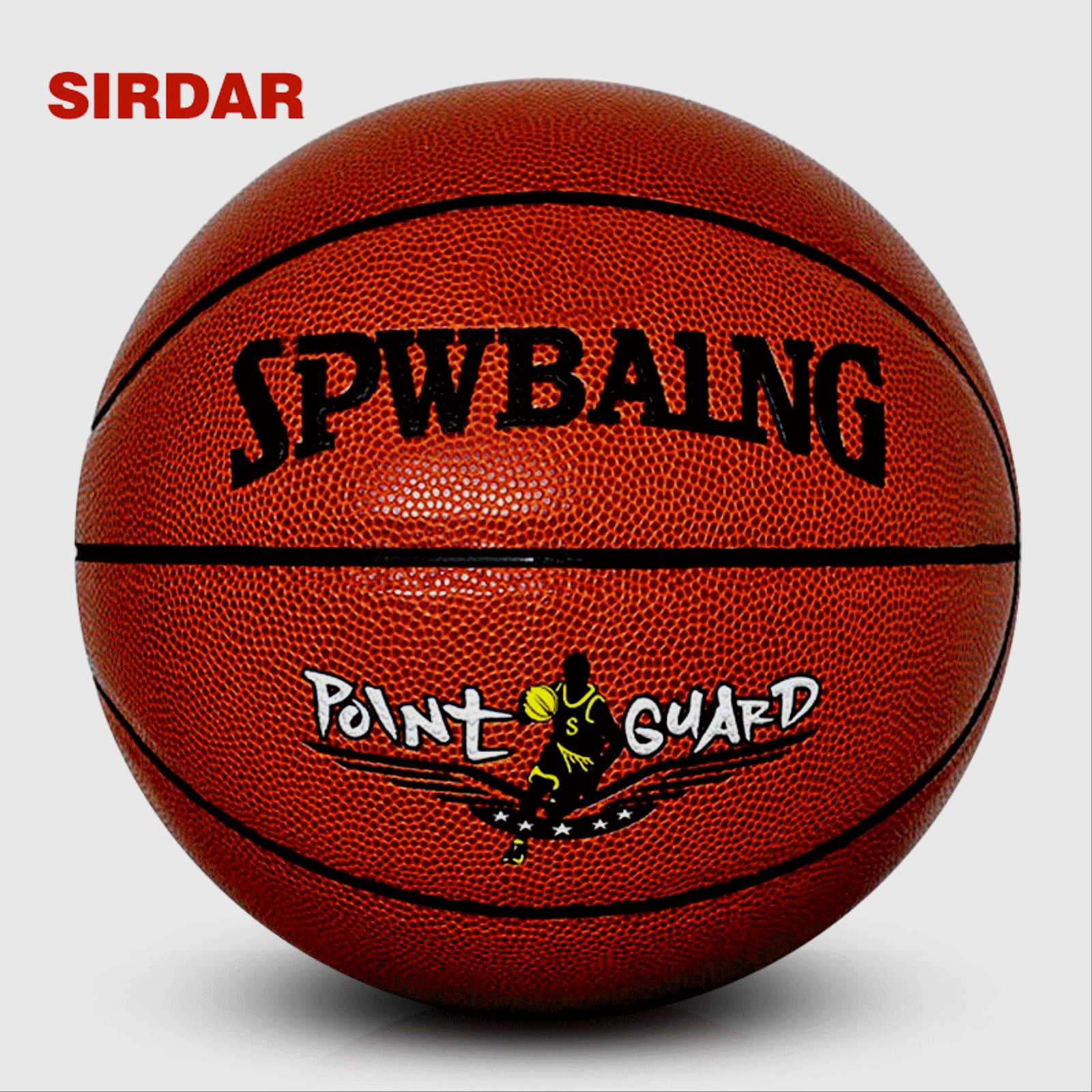 Ballon de basket SIRDAR en PVC - Ref 1993735
