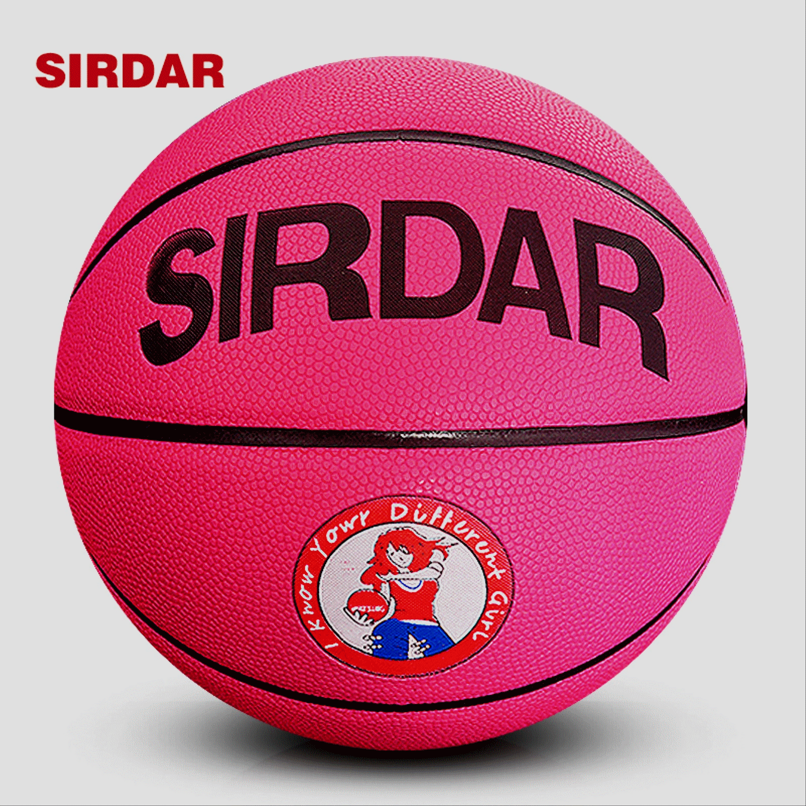 Ballon de basket SIRDAR en PVC - Ref 1993739