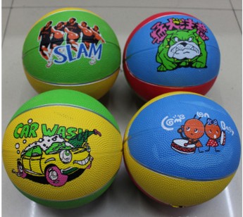 Ballon de basket en caoutchouc - Ref 1993794