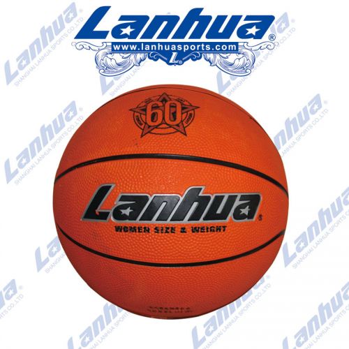Ballon de basket LANHUA en caoutchouc - Ref 1993898