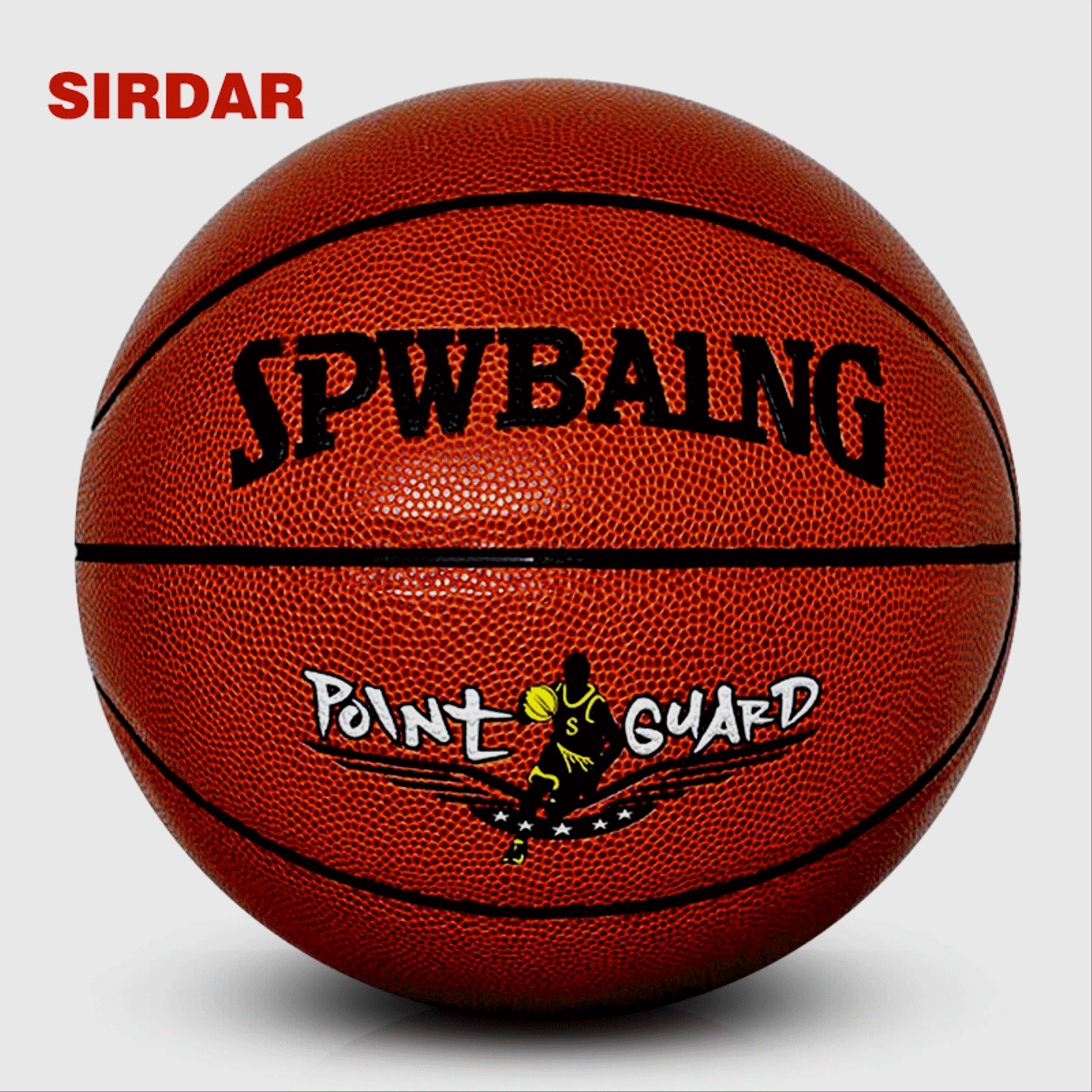 Ballon de basket SIRDAR en PVC - Ref 1994054