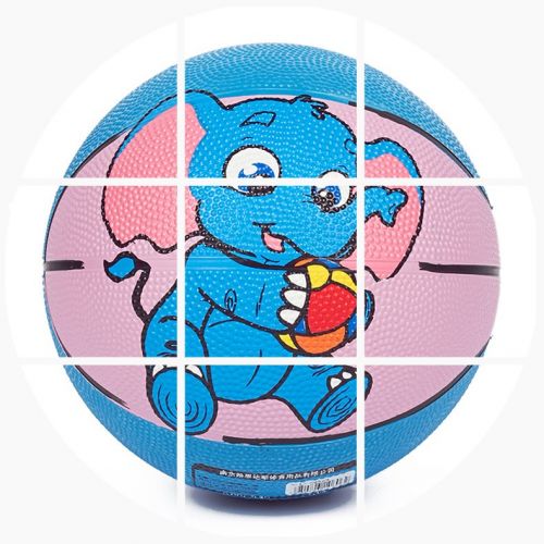 Ballon de basket HANDAS en caoutchouc - Ref 1994222