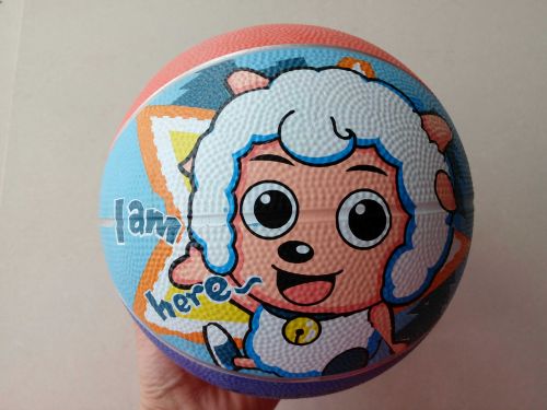 Ballon de basket en caoutchouc - Ref 1994423