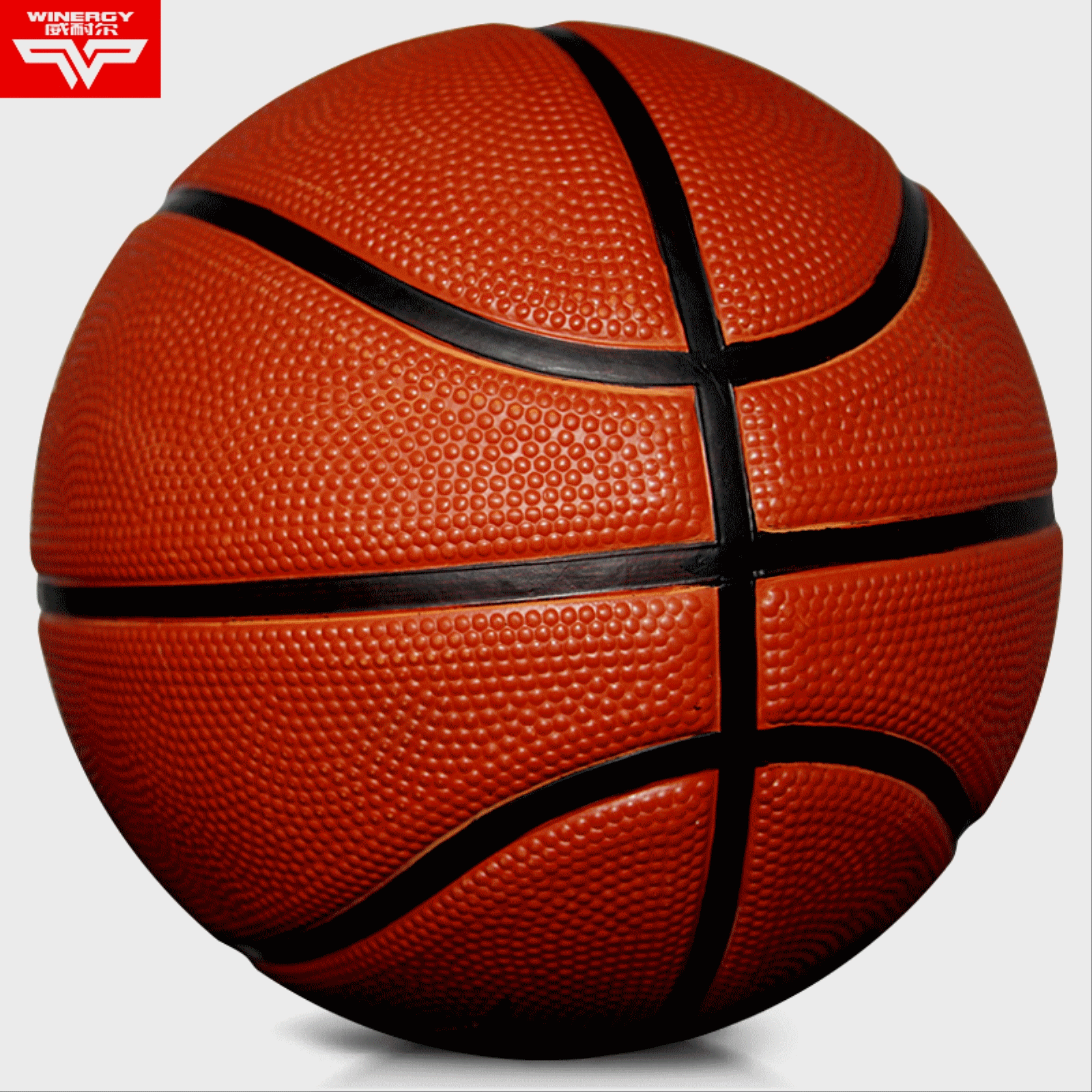 Ballon de basket WINERGY en caoutchouc - Ref 1994453