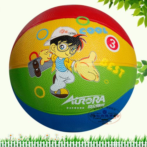 Ballon de basket AURORA en caoutchouc - Ref 1994574