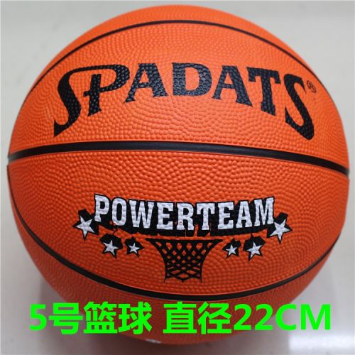 Ballon de basket SPADTAS en caoutchouc - Ref 1994643