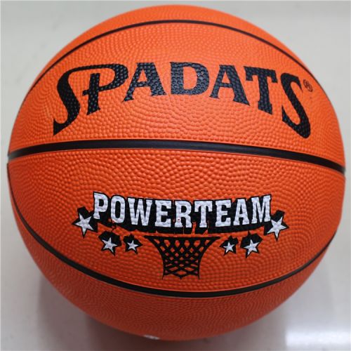 Ballon de basket SPADATS en caoutchouc - Ref 1995298
