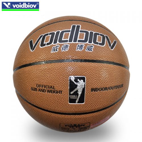 Ballon de basket VOIDBIOV en cuir véritable - Ref 2000318