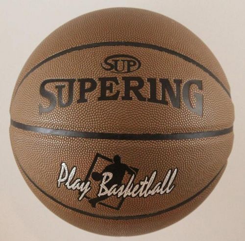 Ballon de basket SUPERING en cuir véritable - Ref 2001310