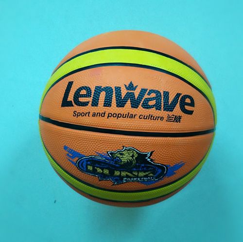 Ballon de basket en caoutchouc - Ref 2001554