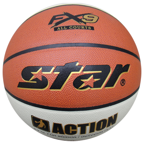 Ballon de basket STAR en PVC - Ref 2001866