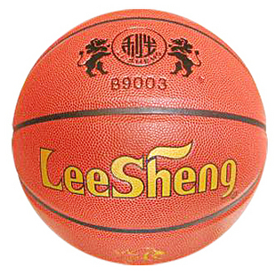 Ballon de basket LEESHENG en PU - Ref 2001935