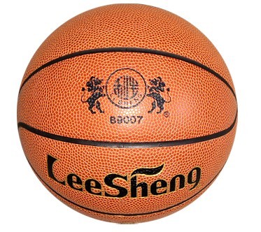 Ballon de basket LEESHENG en PU - Ref 2001938