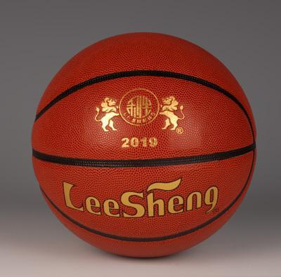 Ballon de basket LEESHENG en PU - Ref 2001971
