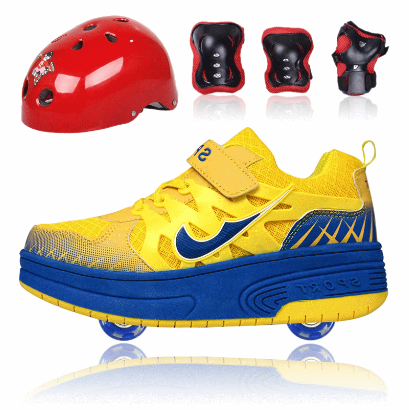 Baskets à roulettes pour homme femme enfant - Ref 2563776