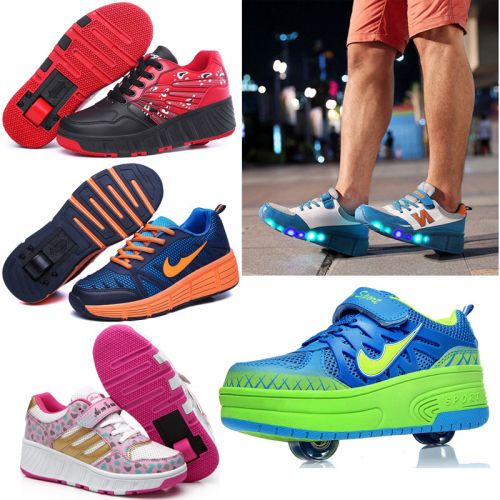 Baskets à roulettes pour homme femme enfant - Ref 2565101