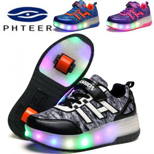 Baskets à roulettes pour homme femme enfant PHTEER - Ref 2565177