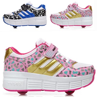 Baskets à roulettes pour homme femme enfant - Ref 2566481