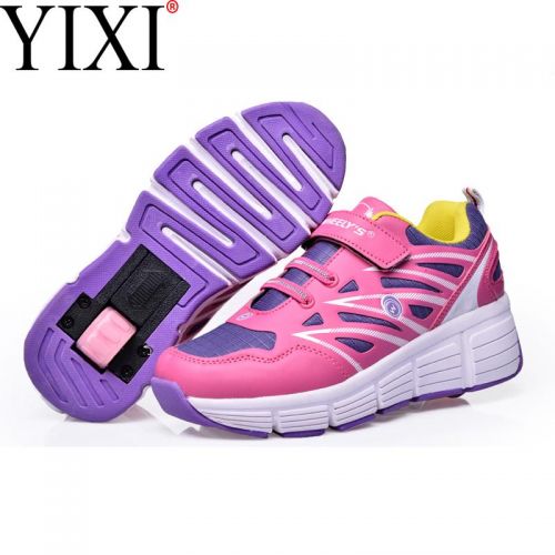 Baskets à roulettes pour homme femme enfant WEILISI - Ref 2567985