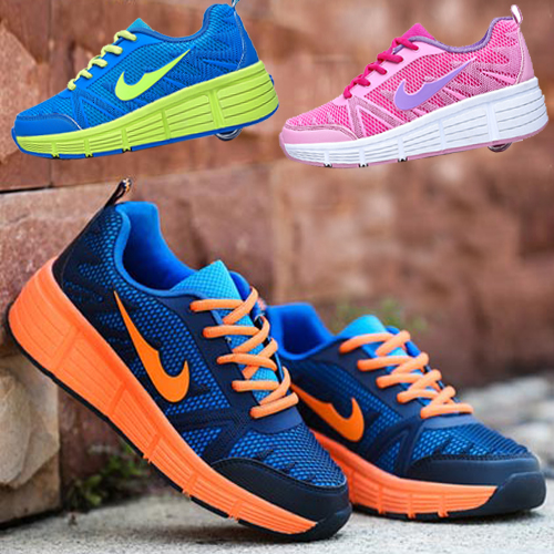 Baskets à roulettes pour homme femme enfant - Ref 2568435