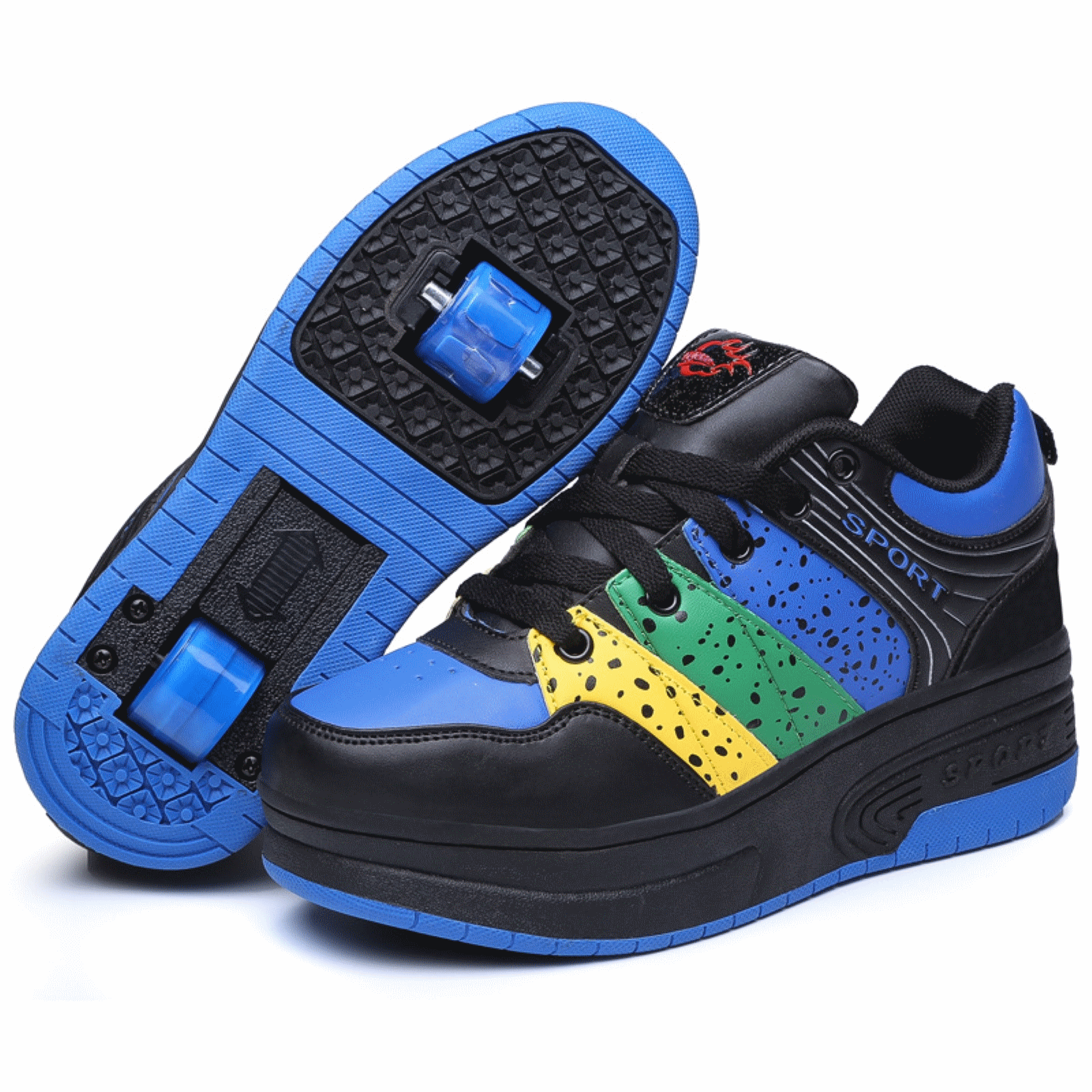 Baskets à roulettes pour homme femme enfant SPORT - Ref 2570143