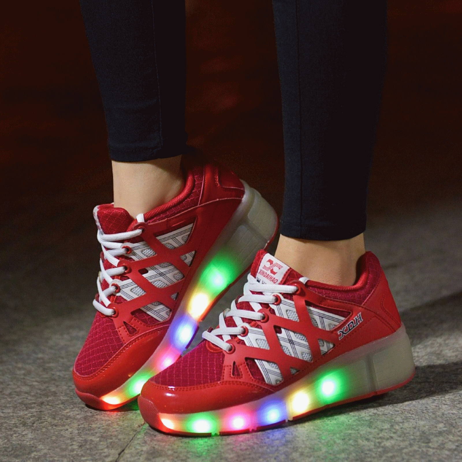 Baskets à roulettes pour homme femme enfant SPORT - Ref 2570957