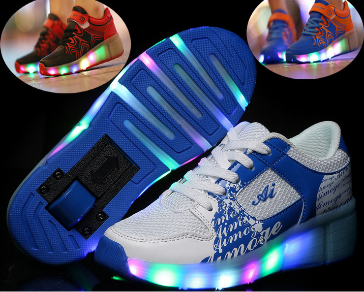 Baskets à roulettes pour homme femme enfant AIMOGE - Ref 2572289