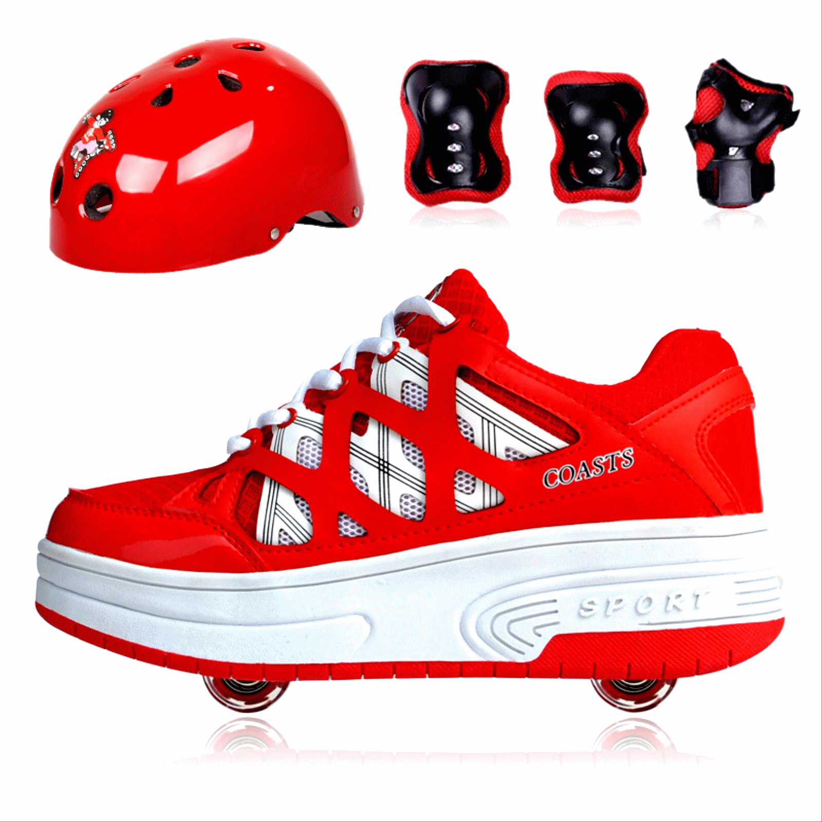 Baskets à roulettes pour homme femme enfant OUSHEN - Ref 2572383