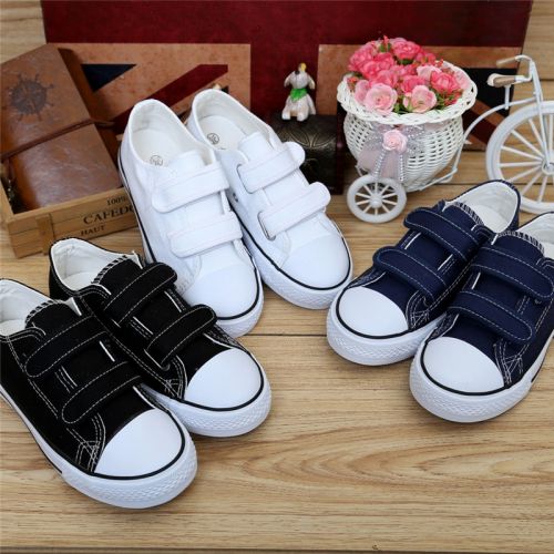 Baskets enfants en toile pour printemps - semelle caoutchouc Wear Ref 1003240