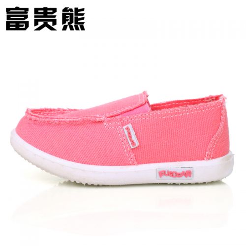 Baskets enfants en toile pour printemps - semelle plastique Ref 1003633