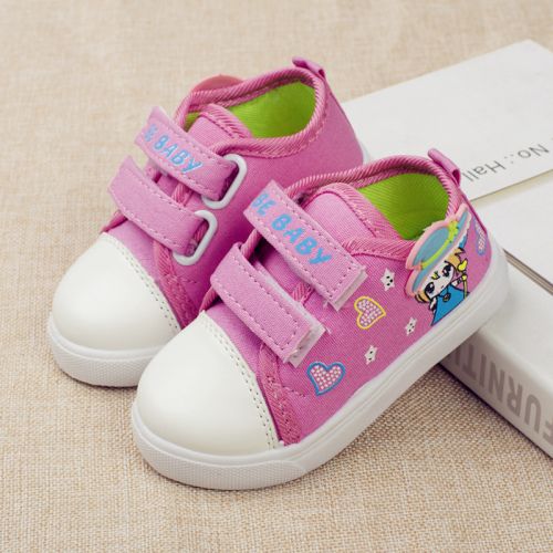 Baskets enfants en toile pour printemps - semelle caoutchouc Wear Ref 1003812