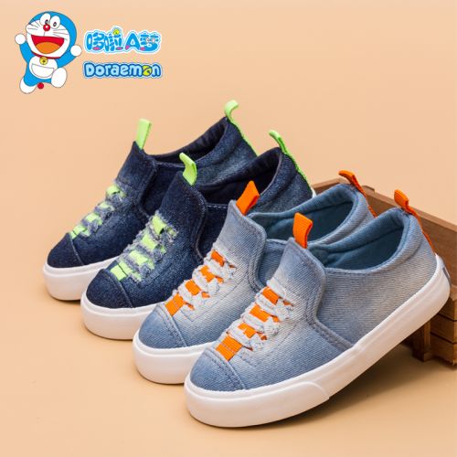 Baskets enfants en toile DORAEMONA pour printemps - semelle caoutchouc antidérapant Ref 1003833