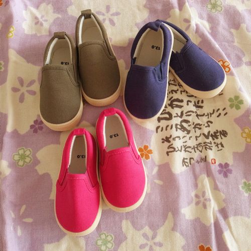 Baskets enfants en toile pour Toute saison - semelle caoutchouc Ref 1003956