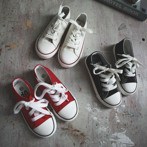 Baskets enfants en toile pour Toute saison - semelle Ref 1004551