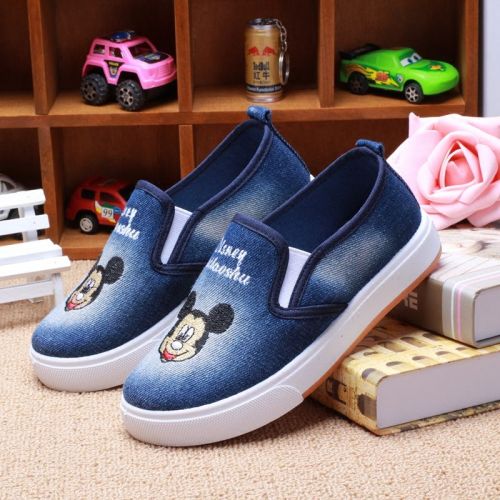 Baskets enfants en toile pour printemps - Ref 1004634