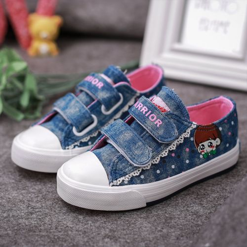 Baskets enfants en toile WARRIOR pour printemps - semelle caoutchouc Ref 1004662