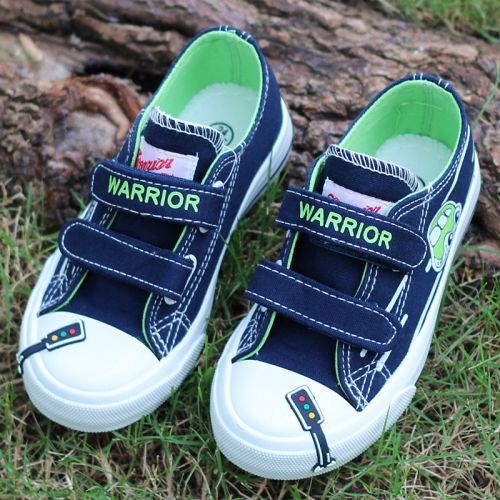 Baskets enfants en toile WARRIOR pour printemps - semelle caoutchouc Ref 1004817