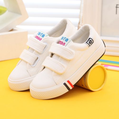 Baskets enfants en toile pour printemps - semelle caoutchouc Ref 1005976