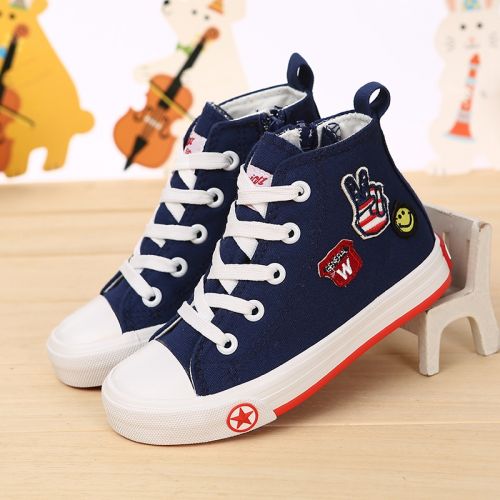 Baskets enfants en toile WARRIOR pour printemps - semelle caoutchouc Ref 1006148