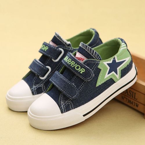 Baskets enfants en toile WARRIOR pour printemps - semelle caoutchouc Ref 1006149