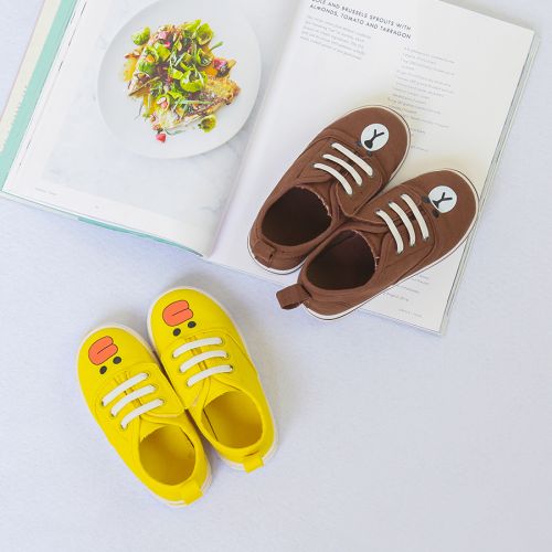 Baskets enfants en toile pour printemps - semelle caoutchouc Ref 1006520