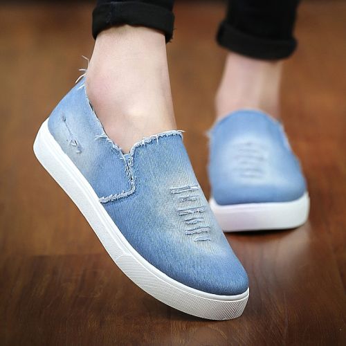 Baskets enfants en toile pour printemps - semelle caoutchouc Ref 1007130