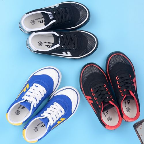 Baskets enfants en toile WARRIOR pour printemps - semelle caoutchouc Ref 1007262