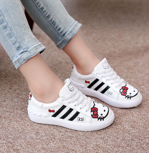 Baskets enfants en similicuir pour printemps - semelle caoutchouc Wear Ref 1007446