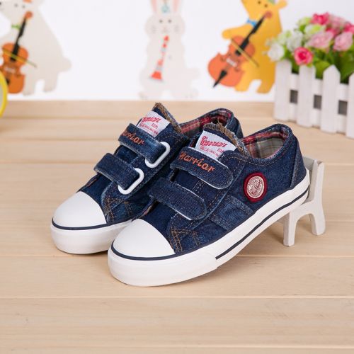 Baskets enfants en toile WARRIOR pour printemps - semelle caoutchouc antidérapant Ref 1007879